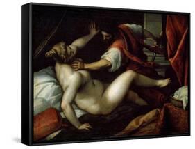 Tarquinius and Lucretia, 16th or Early 17th Century-Jacopo Palma-Framed Stretched Canvas