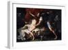 Tarquinius and Lucretia-Luca Giordano-Framed Giclee Print