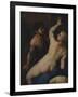 Tarquinius and Lucretia-Luca Giordano-Framed Giclee Print