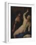 Tarquinius and Lucretia-Luca Giordano-Framed Giclee Print