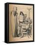 'Tarquinius Superbus has the Sibylline Books valued', 1852-John Leech-Framed Stretched Canvas