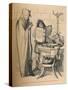 'Tarquinius Superbus has the Sibylline Books valued', 1852-John Leech-Stretched Canvas