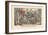 Tarquinius Superbus Makes Himself King-John Leech-Framed Art Print