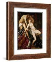 Tarquinus and Lucretia, 1559-Jacopo Robusti Tintoretto-Framed Giclee Print