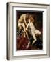 Tarquinus and Lucretia, 1559-Jacopo Robusti Tintoretto-Framed Giclee Print