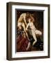 Tarquinus and Lucretia, 1559-Jacopo Robusti Tintoretto-Framed Premium Giclee Print