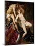 Tarquinus and Lucretia, 1559-Jacopo Robusti Tintoretto-Mounted Premium Giclee Print