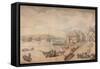 'Tarr Point (Torpoint, Plymouth)', c18th century-Thomas Rowlandson-Framed Stretched Canvas