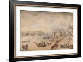 'Tarr Point (Torpoint, Plymouth)', c18th century-Thomas Rowlandson-Framed Giclee Print