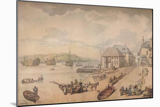 'Tarr Point (Torpoint, Plymouth)', c18th century-Thomas Rowlandson-Mounted Giclee Print