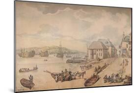 'Tarr Point (Torpoint, Plymouth)', c18th century-Thomas Rowlandson-Mounted Giclee Print