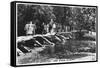 Tarr Steps, across the River Barle in Exmoor, Somerset, 1937-null-Framed Stretched Canvas