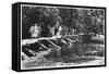 Tarr Steps, across the River Barle in Exmoor, Somerset, 1937-null-Framed Stretched Canvas