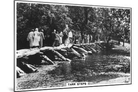 Tarr Steps, across the River Barle in Exmoor, Somerset, 1937-null-Mounted Giclee Print