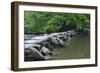 Tarr Steps, Medieval Clapper Bridge Crossing the River Barle, Exmoor National Park, Somerset, UK-Ross Hoddinott-Framed Photographic Print