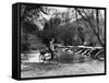 Tarr Steps-Fred Musto-Framed Stretched Canvas