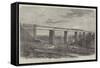 Tarradale Viaduct, on the Melbourne and Sandhurst Railway, Australia-null-Framed Stretched Canvas