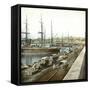 Tarragona (Spain), the Port, Circa 1885-1890-Leon, Levy et Fils-Framed Stretched Canvas
