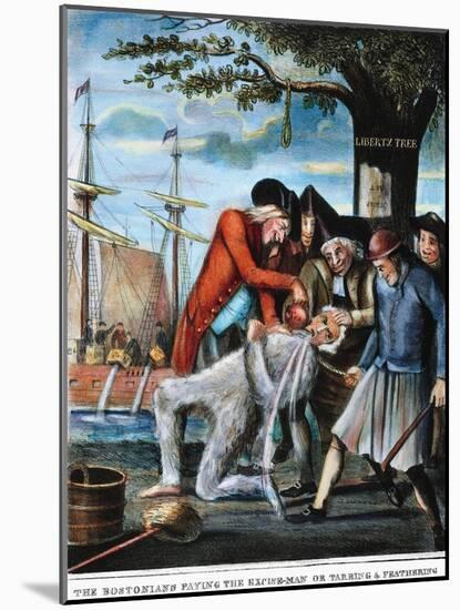 Tarring & Feathering, 1773-null-Mounted Giclee Print