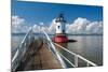 Tarrytown Lighthouse on the Hudson River-George Oze-Mounted Photographic Print