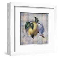 Tartan Fruit, Lemon-Alma Lee-Framed Art Print