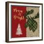 Tartan Holiday Lodge II-Paul Brent-Framed Art Print