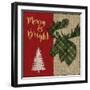 Tartan Holiday Lodge II-Paul Brent-Framed Art Print