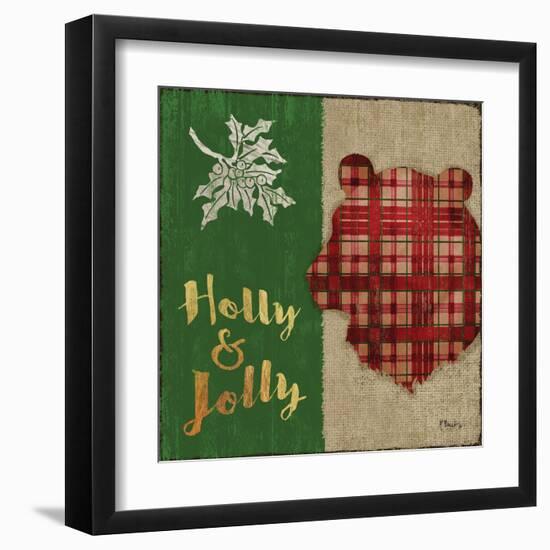 Tartan Holiday Lodge IV-Paul Brent-Framed Art Print