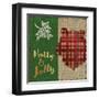 Tartan Holiday Lodge IV-Paul Brent-Framed Art Print