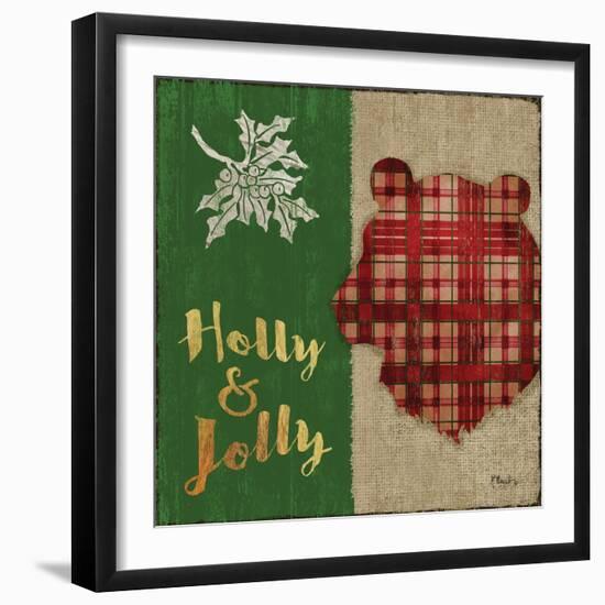 Tartan Holiday Lodge IV-Paul Brent-Framed Art Print