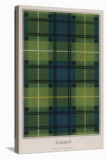 Tartan of Clan Campbell-null-Stretched Canvas