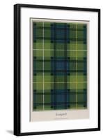 Tartan of Clan Campbell-null-Framed Giclee Print