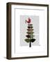 Tartan Tree Illustration-Fab Funky-Framed Art Print