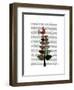 Tartan Tree Illustration-Fab Funky-Framed Art Print