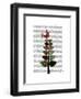 Tartan Tree Illustration-Fab Funky-Framed Art Print