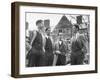 Tartan Vests Worn with Sports Jackets are Favored by These Yale Undergraduates-null-Framed Photographic Print