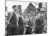Tartan Vests Worn with Sports Jackets are Favored by These Yale Undergraduates-null-Mounted Photographic Print