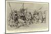 Tartar Cavalry at Tientsin on their Way to the Front-Charles Edwin Fripp-Mounted Giclee Print