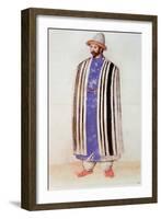 Tartar or Uzbek Man-John White-Framed Giclee Print