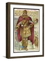 Tartar Warrior Chief-null-Framed Art Print