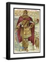 Tartar Warrior Chief-null-Framed Art Print