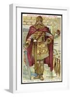 Tartar Warrior Chief-null-Framed Art Print