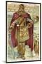 Tartar Warrior Chief-null-Mounted Art Print