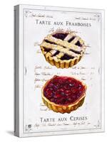 Tartes aux Cerises et Framboises-Ginny Joyner-Stretched Canvas