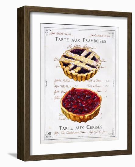 Tartes aux Cerises et Framboises-Ginny Joyner-Framed Art Print