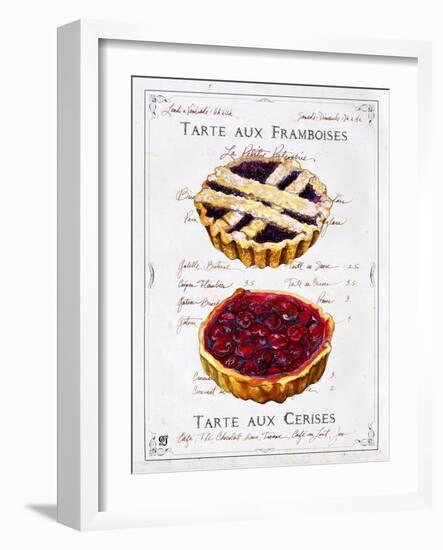 Tartes aux Cerises et Framboises-Ginny Joyner-Framed Art Print