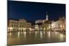 Tartini Square at dusk, Piran, Slovenia, Europe-Sergio Pitamitz-Mounted Photographic Print