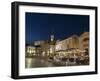 Tartini square at dusk, Piran, Slovenia, Europe-Sergio Pitamitz-Framed Photographic Print