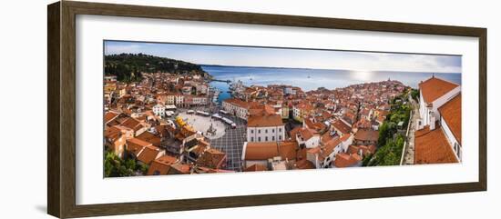 Tartini Square on Left and Church of St. George on Right-Matthew Williams-Ellis-Framed Photographic Print