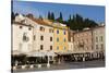 Tartini Square, Piran, Slovenia, Europe-Sergio Pitamitz-Stretched Canvas